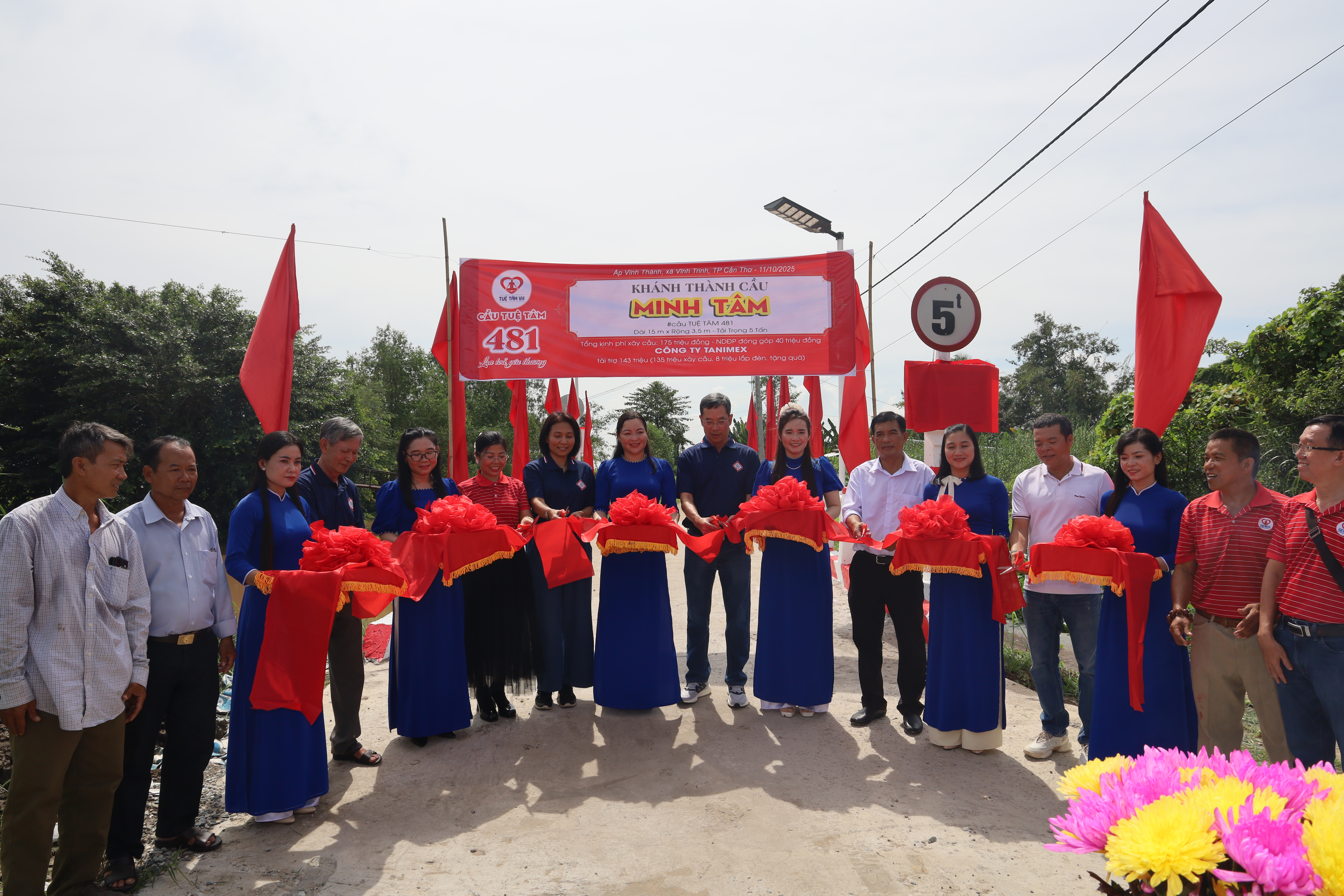 TANIMEX KHÁNH THÀNH CẦU MINH TÂM (Cầu Tanimex 05)- KẾT NỐI YÊU THƯƠNG